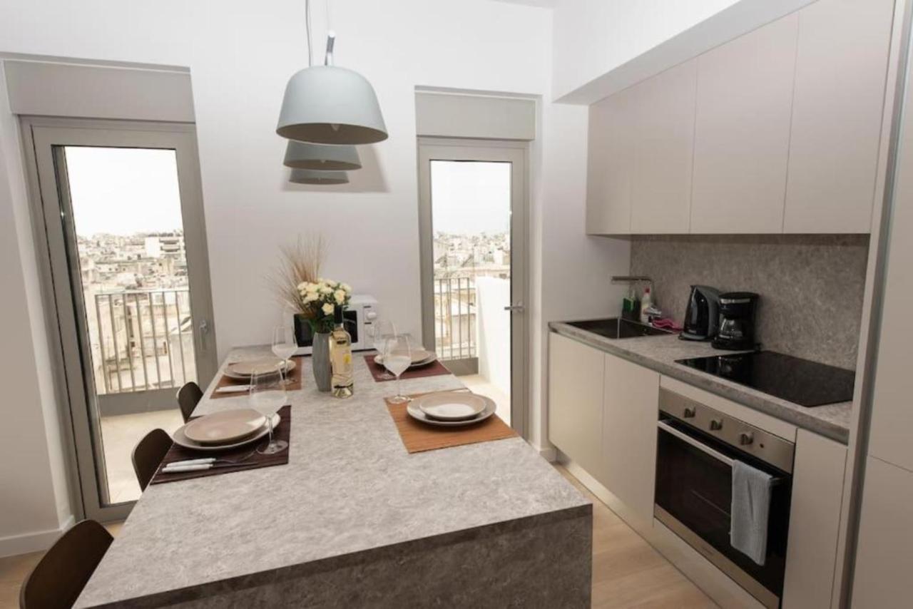 Brand-New Flat With A City View Athen Exterior foto